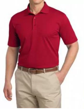 تیشرت جودون یقه دار مردانه قرمز